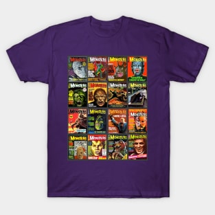 Famous Monsters Collage Series 3 T-Shirt